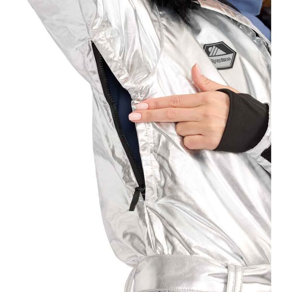 Tipsy Elves Women’s Silver Bullet Snowsuit NEW NWT - Picture 6 of 9